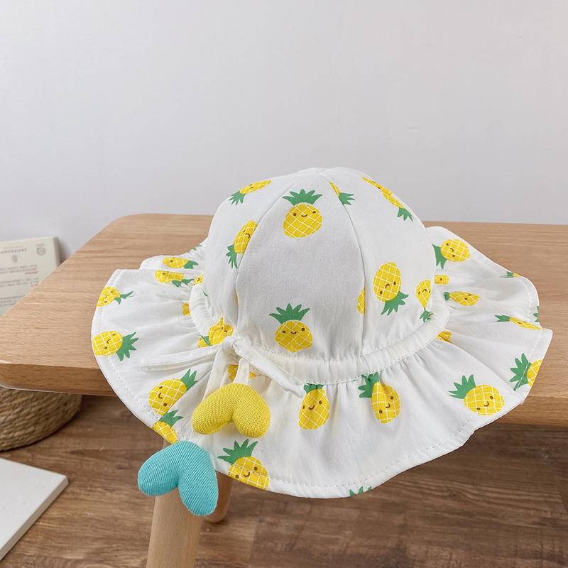 Nón Tai Bèo Chống Gió Thời Trang Xuân Hè Cho Bé Gái 1-4 Tuổi