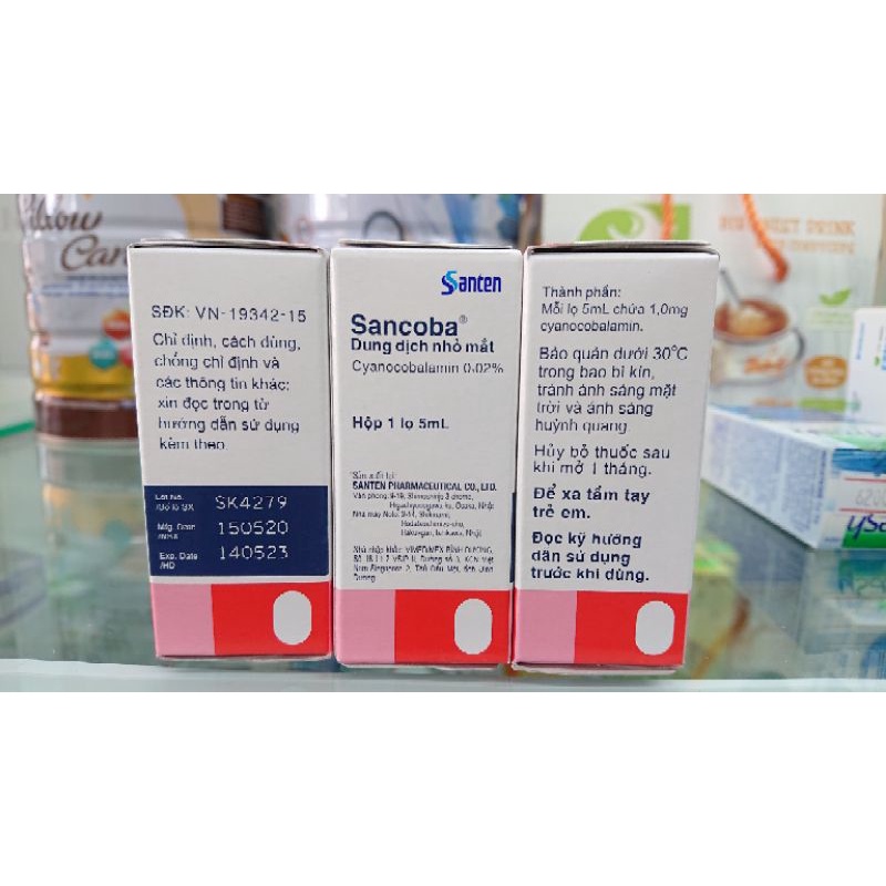 SANCOBA nước nhỏ dưỡng mắt NHẬP KHẨU CHÍNH HÃNG