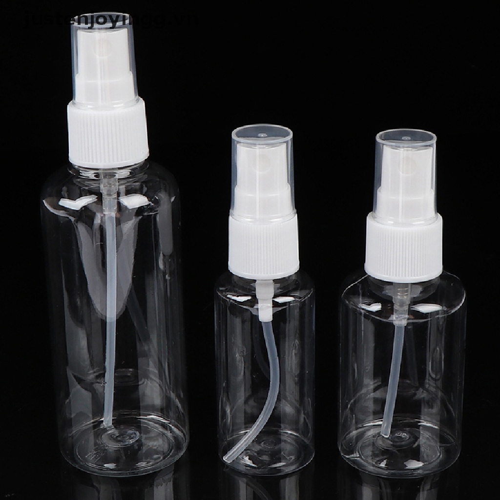 Bình Xịt Mỹ Phẩm Trong Suốt Dung Tích 30 / 50 / 100ml Tiện Dụng