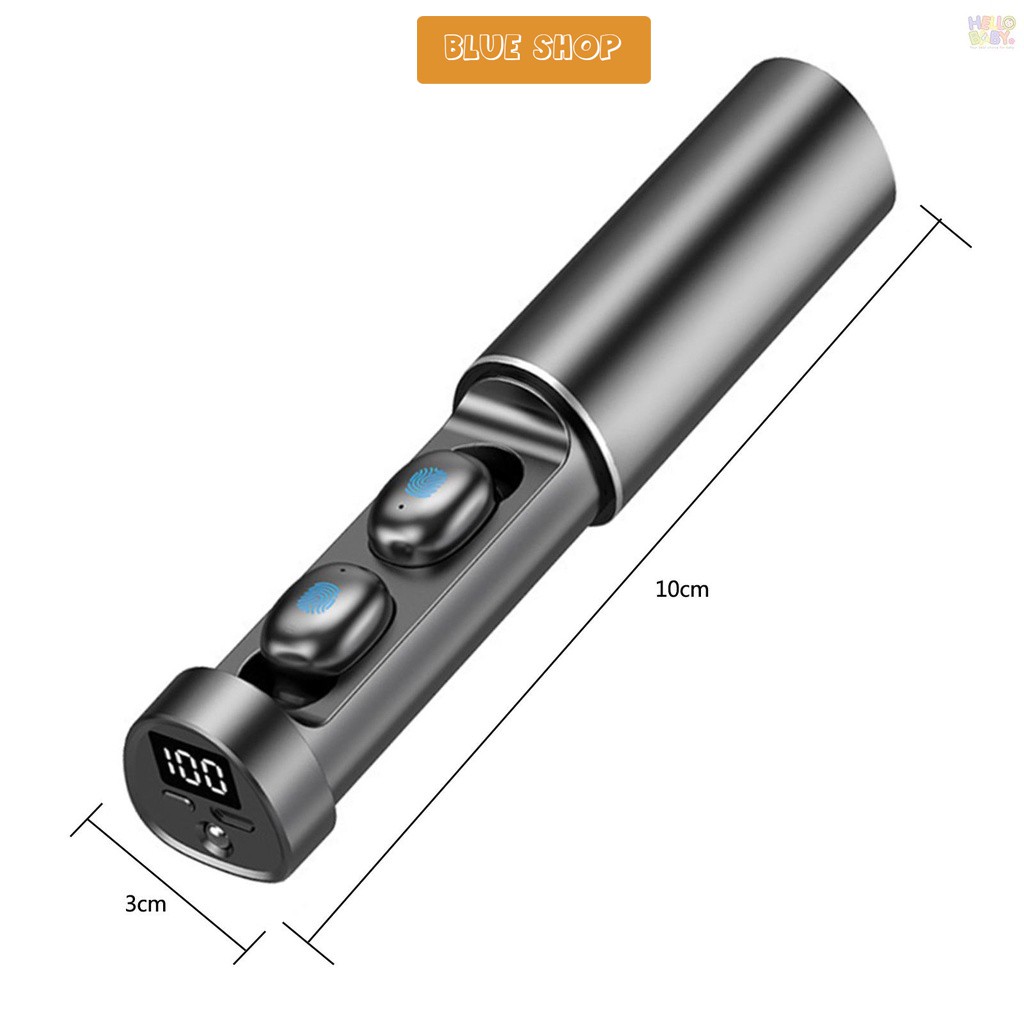 Tai nghe bluetooth không dây N21 màn led hiển thị pin,Tai nghe bluetooth cho điện thoại các loại tích hợp đèn led