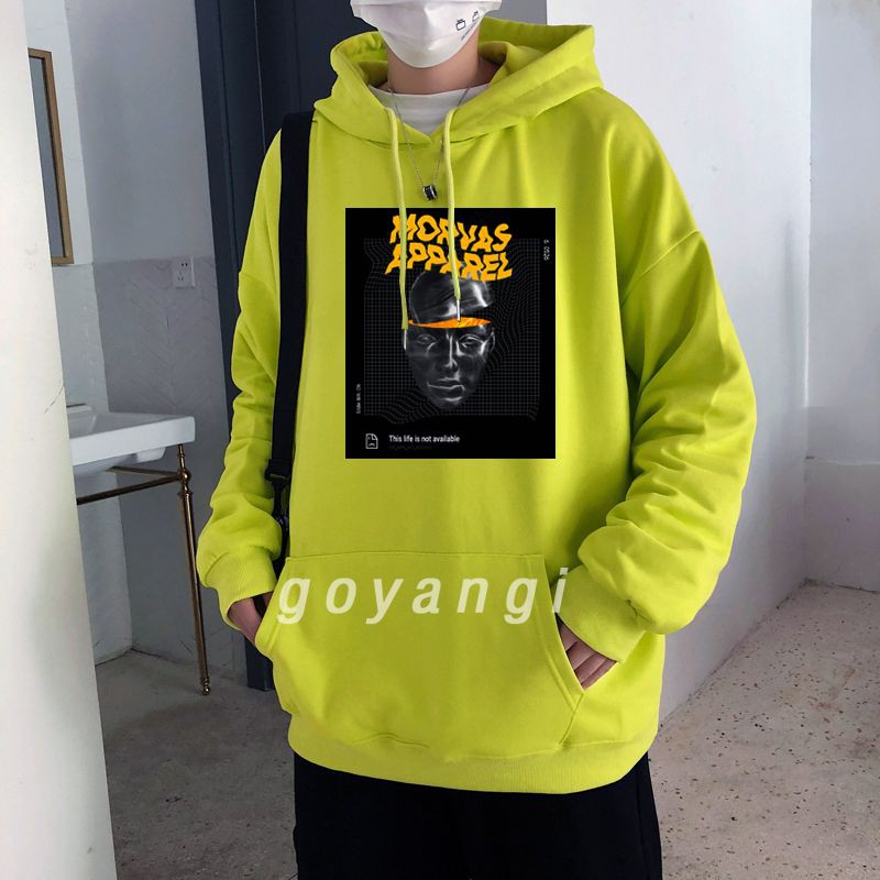 Áo hoodie goyangi The Head oversize phong cách hàn quốc