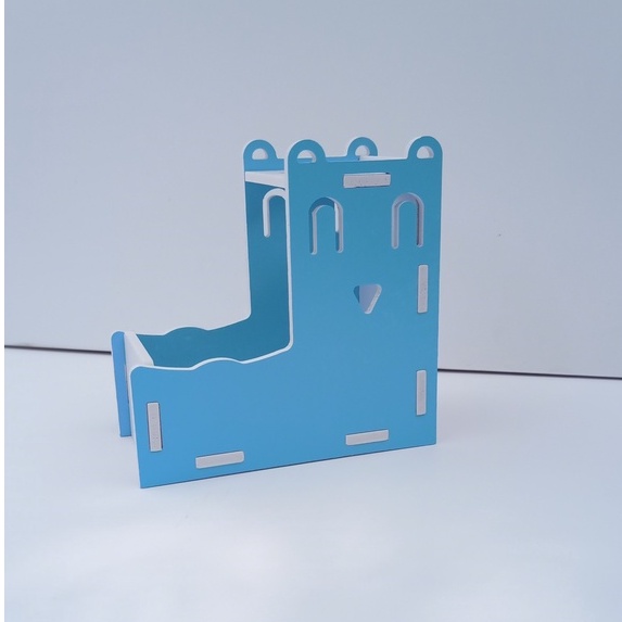 Đế đựng bình nước và thức ăn 2 trong 1 cho hamster kích thước 13x13x7cm - XNTC10