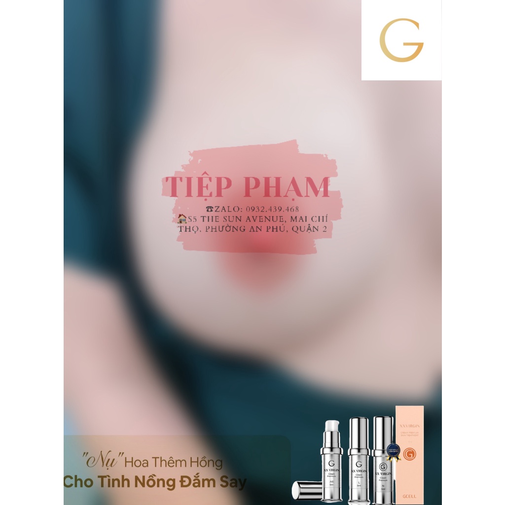 Kem Làm Hồng Nhũ Hoa và Bikini Xxvirgin Gcell 15ml Hàn Quốc