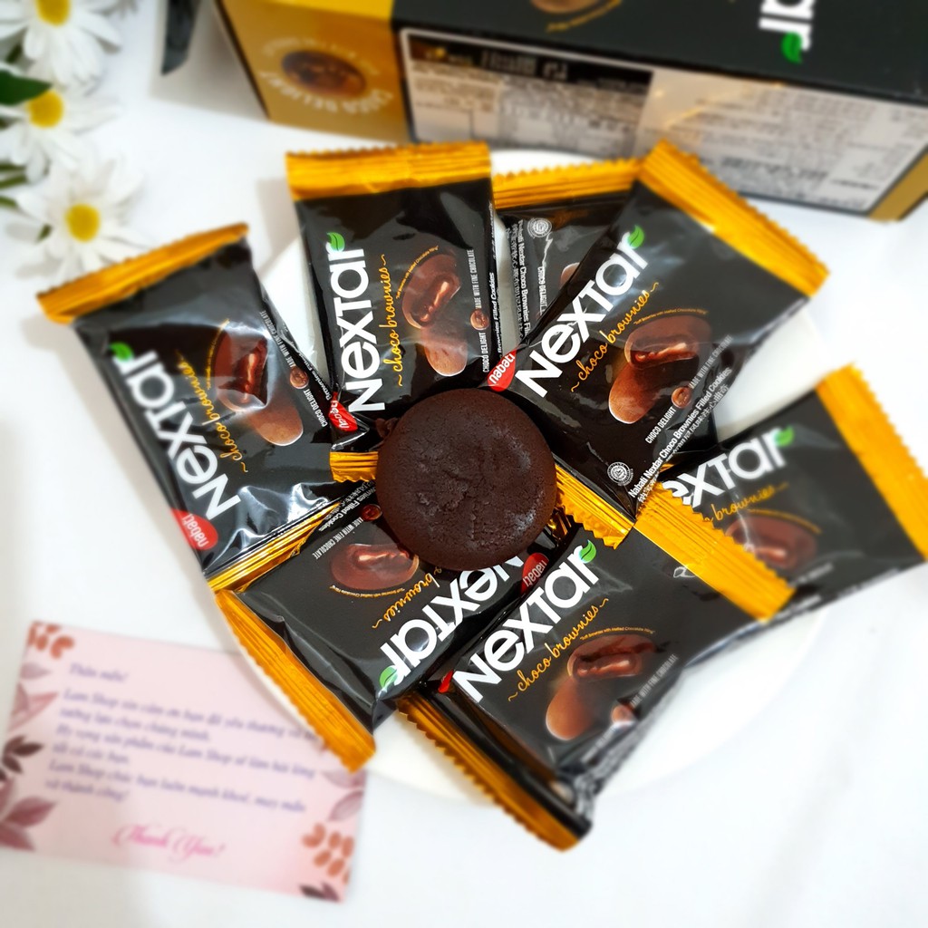 Bánh Quy Mềm, Nhân Socola NEXTAR SOCOLA nhập khẩu 112g (8 bánh)