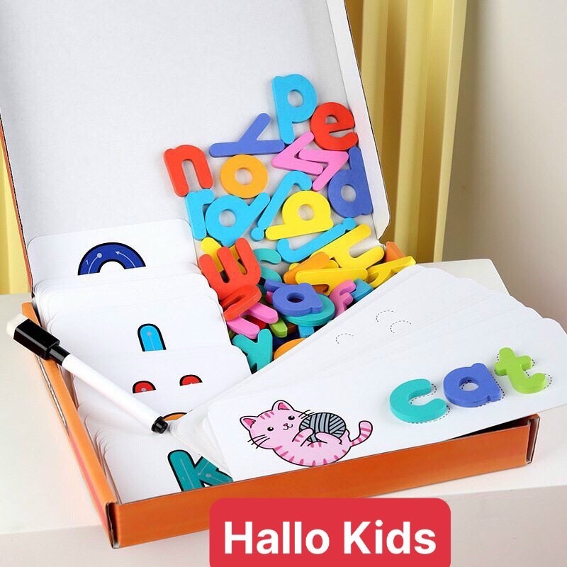 Đánh vần ghép tiếng anh hiệu quả🌈Giúp bé học tiếng anh- Bộ thẻ ghép chữ Tiếng Anh-Spelling game