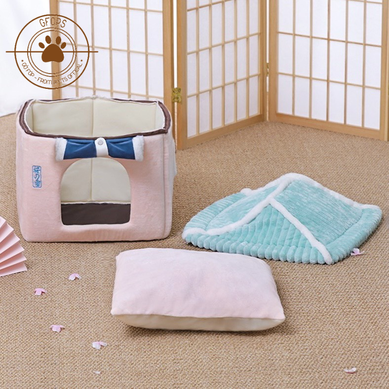 Ổ đệm cho chó mèo dễ thương có thể tháo rời dễ dàng vệ sinh Sakura House - 4pets official