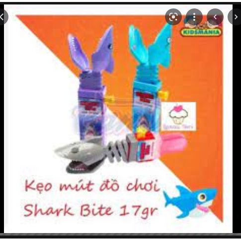 Kẹo đồ chơi cá sấu Gator Chomp, cá mập Shark Bite siêu rẻ