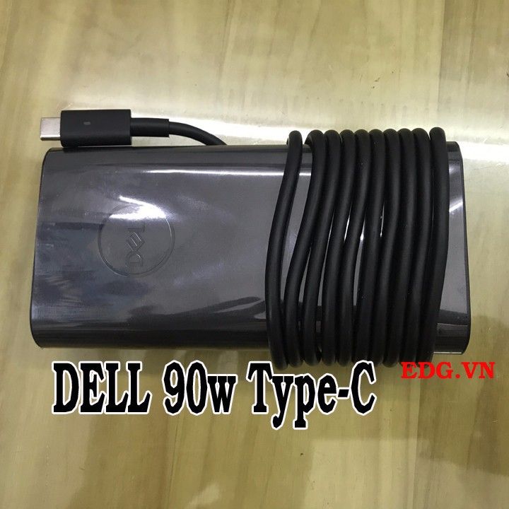 Sạc Laptop Dell 90W Oval Type-C Chính hãng BH 12 tháng 20V- 4.5A (90W) USB C OVAL ZIN