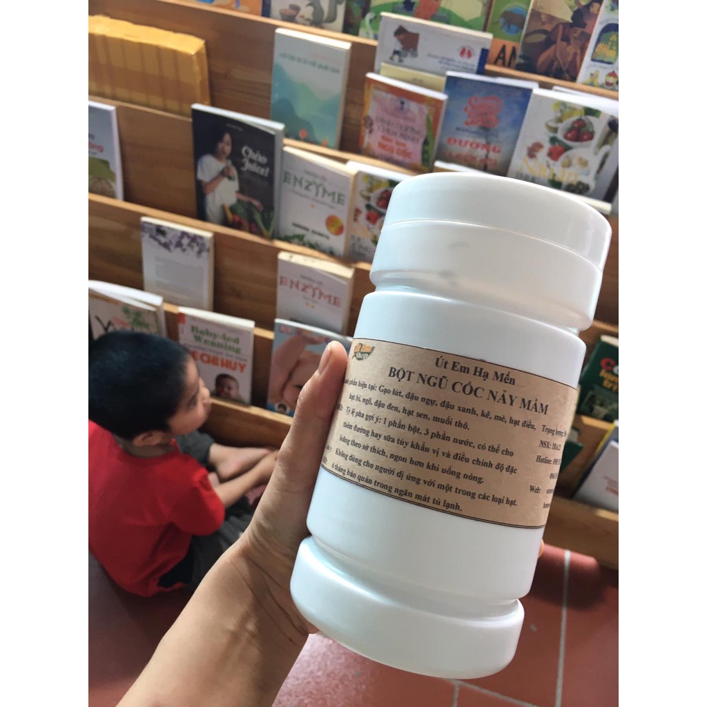 BỘT NGŨ CỐC NẢY MẦM ÚT EM HẠ MẾN hũ 500G