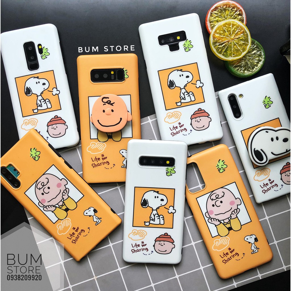 Ốp Lưng Dẻo SNOOPY Samsung Galaxy Note 10 plus / Note 10 / S10 plus / S10 / Note 9 / Note 8 / S9 Plus