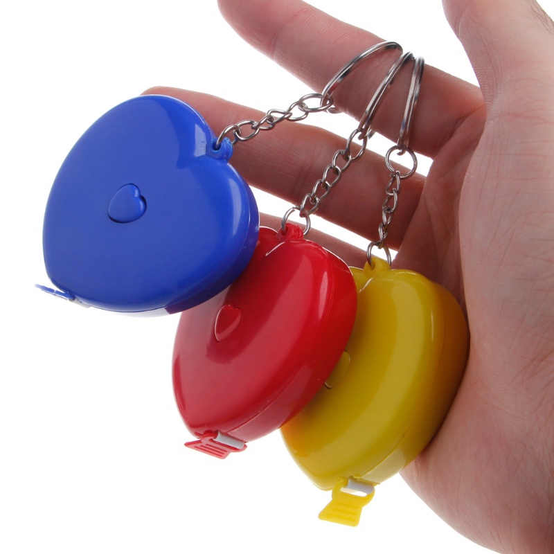 Thước Dây Rút Hình Trái Tim 1 5m Có Thể Thu Gọn Tiện Dụng