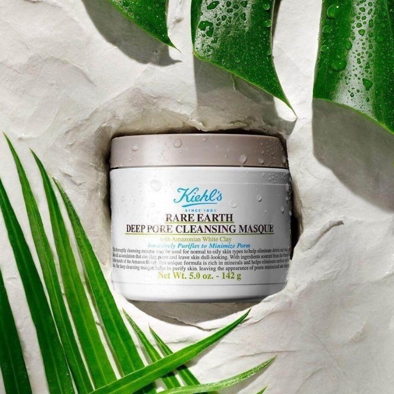 Mặt nạ đất sét giảm dầu giảm mụn Kiehl's Rare Earth Deep Pore Cleansing Masque