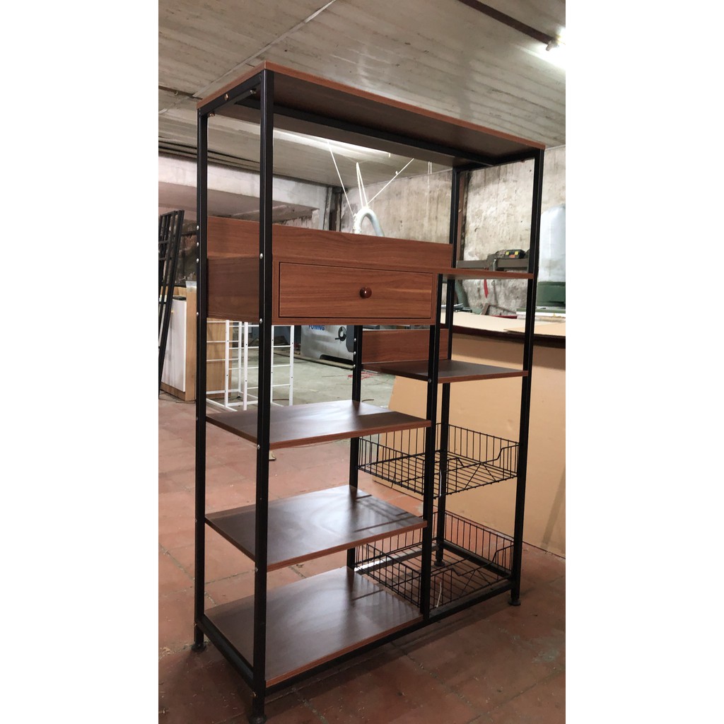 Kệ để lò nướng, lò vi sóng đa năng 5 tầng Khung sắt YL195 - 101x90x35 cm | BigBuy360 - bigbuy360.vn