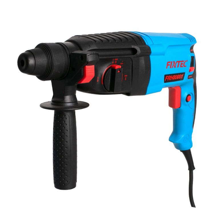 Máy khoan bê tông FIXTEC FRH80001 ba chức năng, tặng kèm 5 mũi khoan