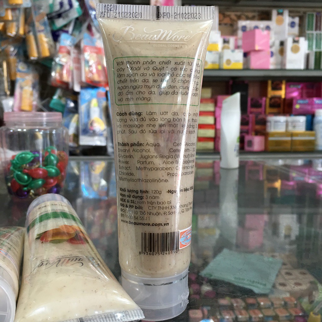 Sữa rửa mặt Beaumore chiết xuất Xoài và Quýt 120g
