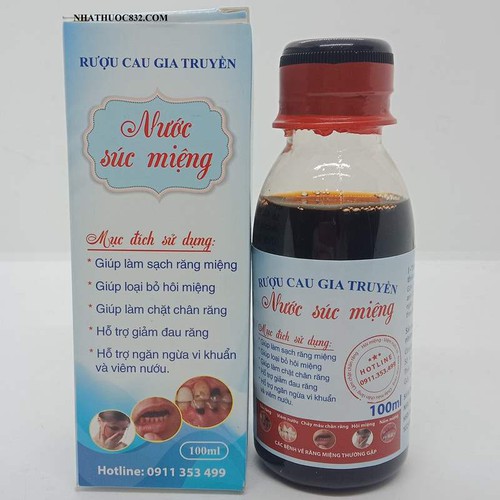 Nước súc miệng rượu cau gia truyền