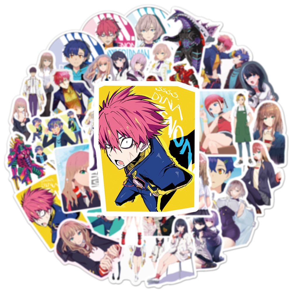 Bộ 50 Miếng Dán Trang Trí Chai Nước / Điện Thoại / Xe Hơi / Laptop / Xe Đạp / Va Li Họa Tiết Graffiti Chống Thấm Nước