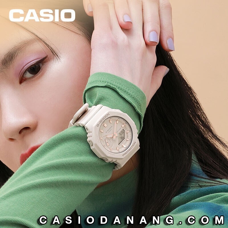Đồng hồ nữ dây nhựa Casio G-Shock chính hãng GMA-S2100-4ADR - bảo hành 5 năm