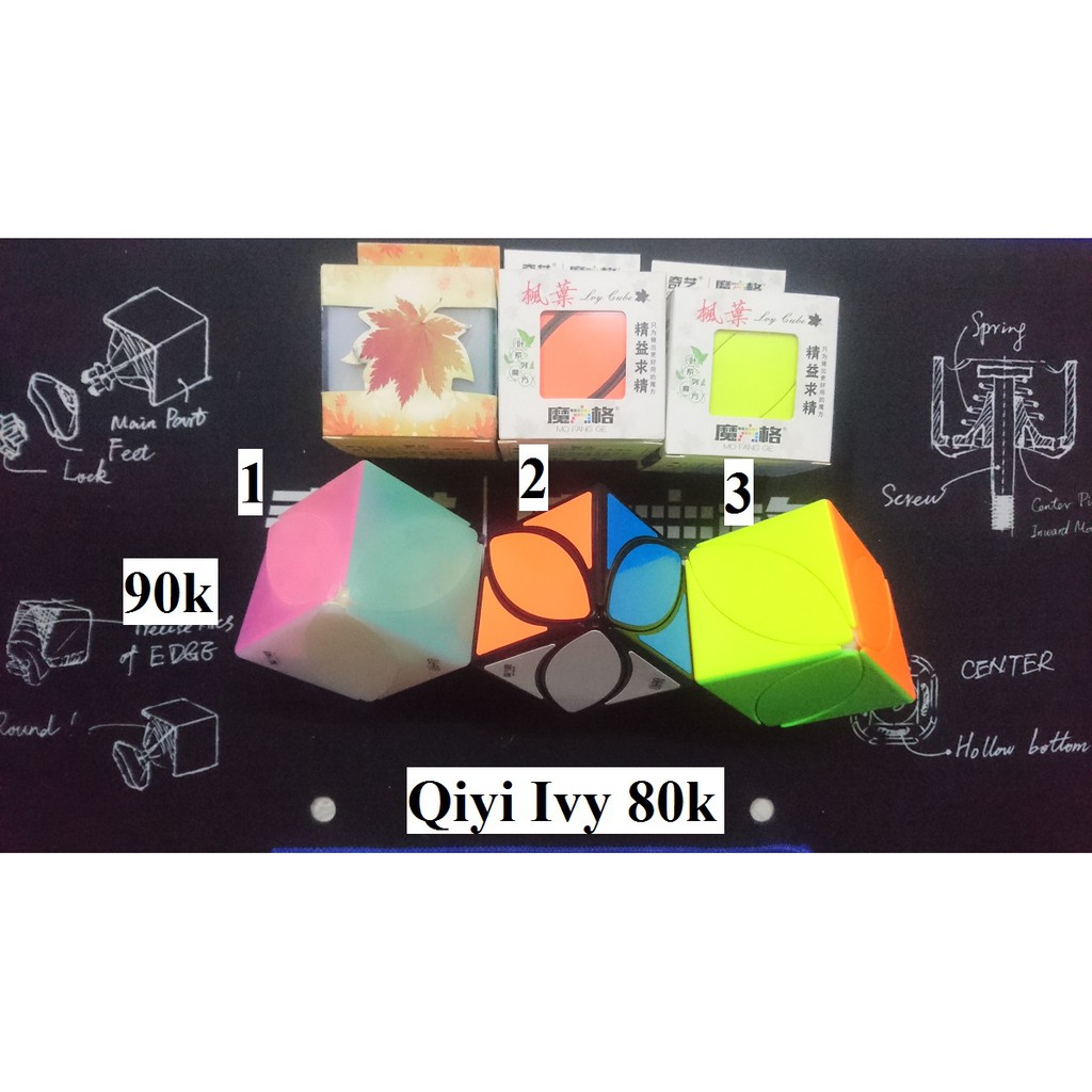 Biến thể Rubik. Ivy Qiyi Stickerless