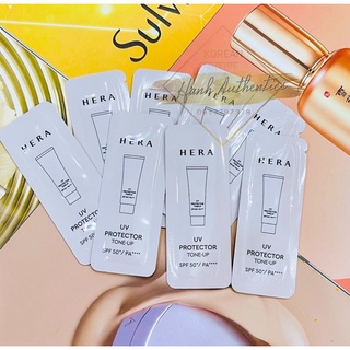 Combo 12 gói kem chống nắng nâng tone tự nhiên hera uv protector tone up spf50+/pa++++
