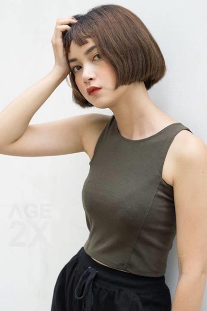 Áo croptop cutout AGE2X hàng VNXK chất lượng cao