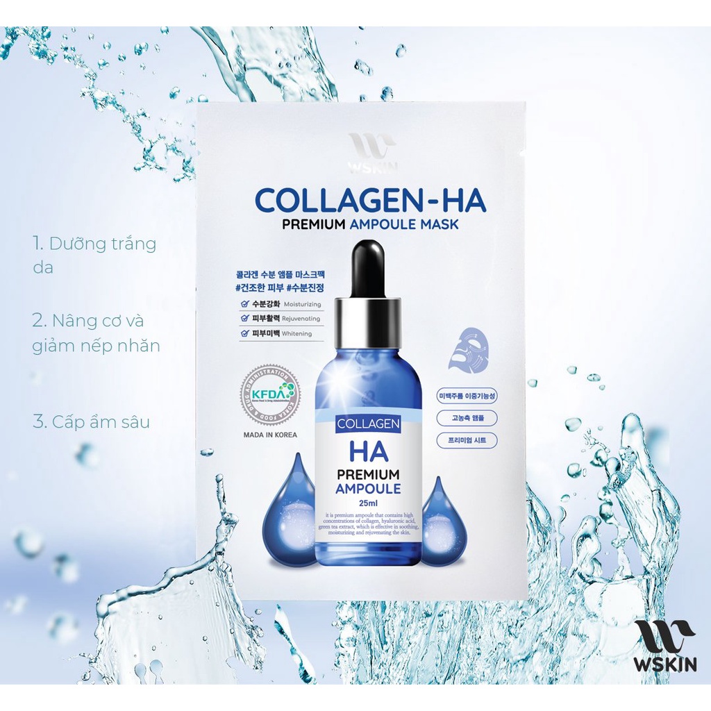 Mặt nạ dưỡng da Wskin Hàn Quốc