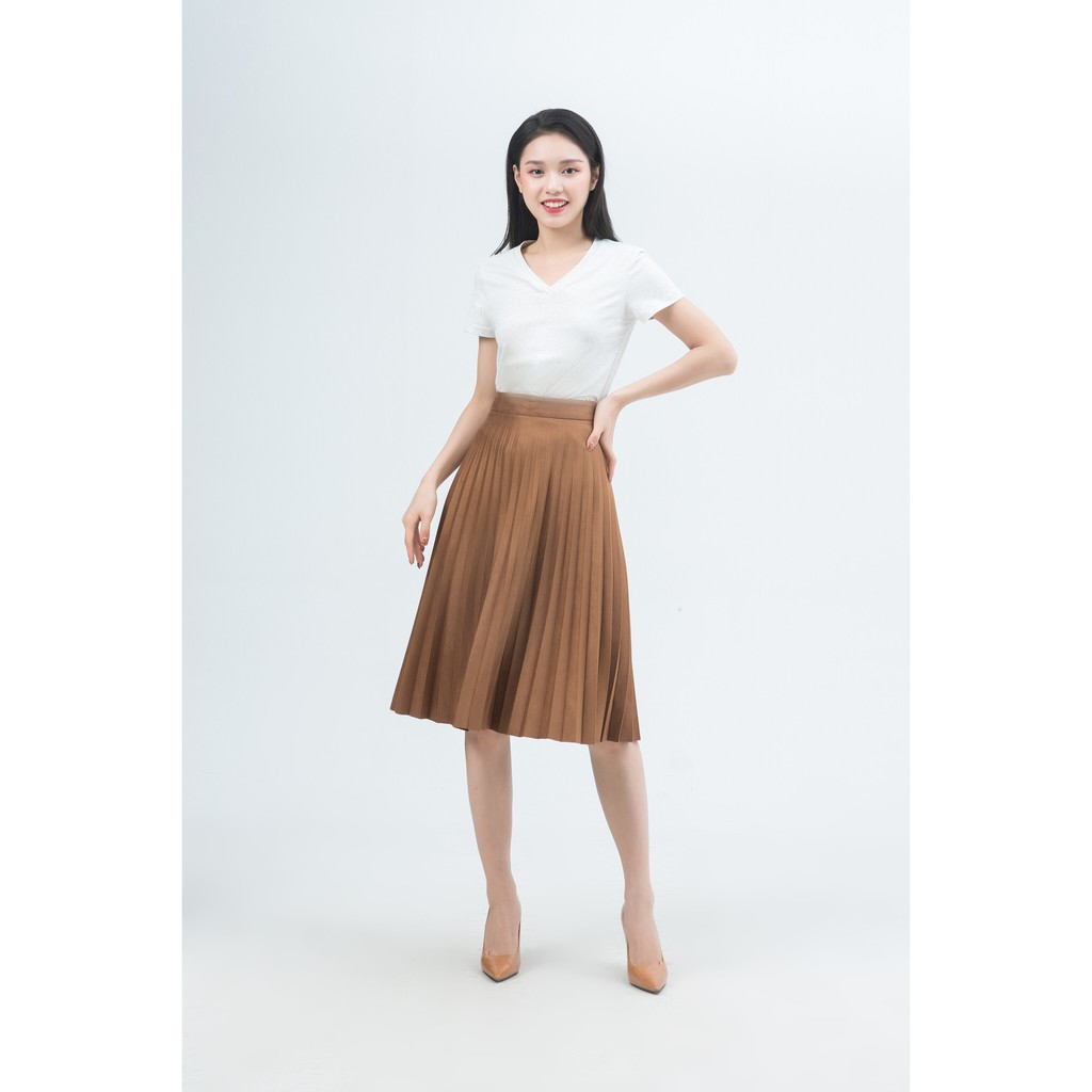 Áo Thun nữ Trơn Cổ V IVY moda MS 57P0155