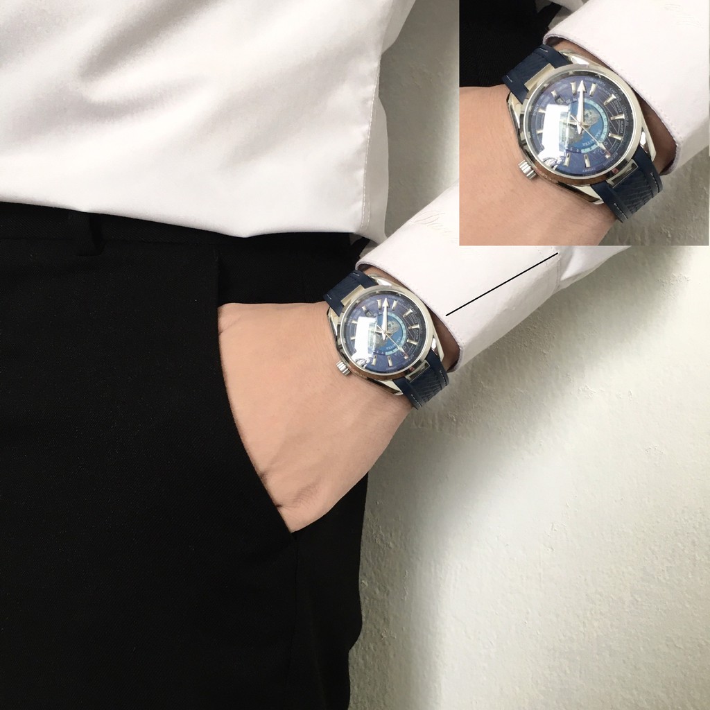 [Giá hủy diệt] [Ảnh thật]  Đồng Hồ Nam OMG xanh máy cơ automatic, mặt đá Sapphire chống xước, chống nước siêu tốt | BigBuy360 - bigbuy360.vn