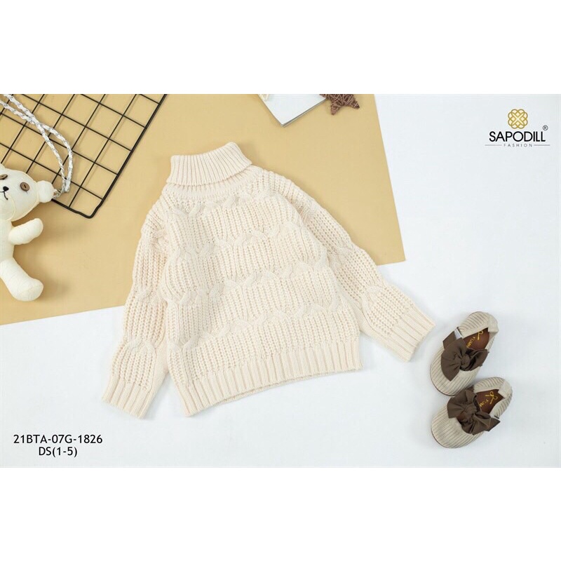 Áo len SAPODILL siêu mềm mịn cho bé trai bé gái từ 1-5y