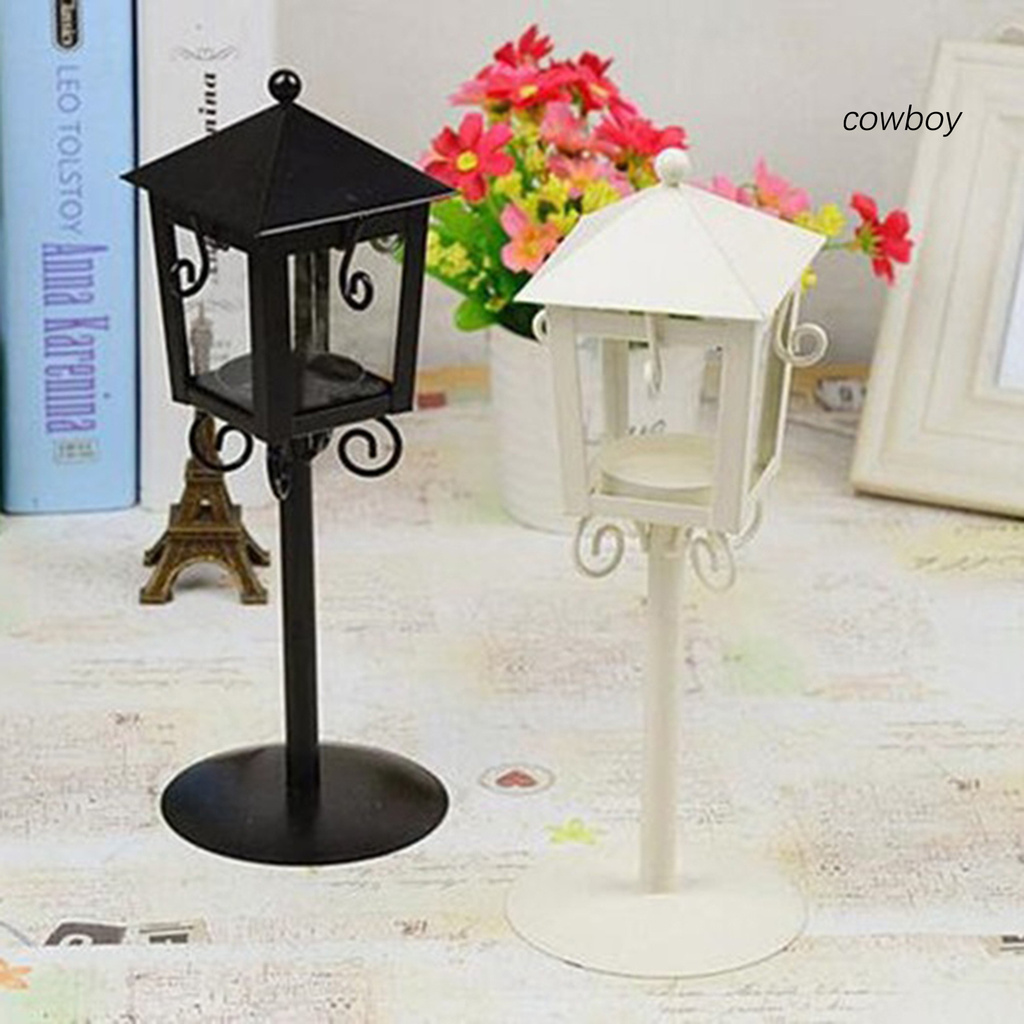 COW|Lantern Romantic Simple Vintage Candle Holder Candlestick for Wedding Shop Party