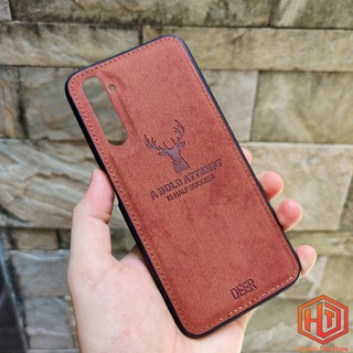 Ốp Lưng Realme 6 Pro vân da khắc hình Nai