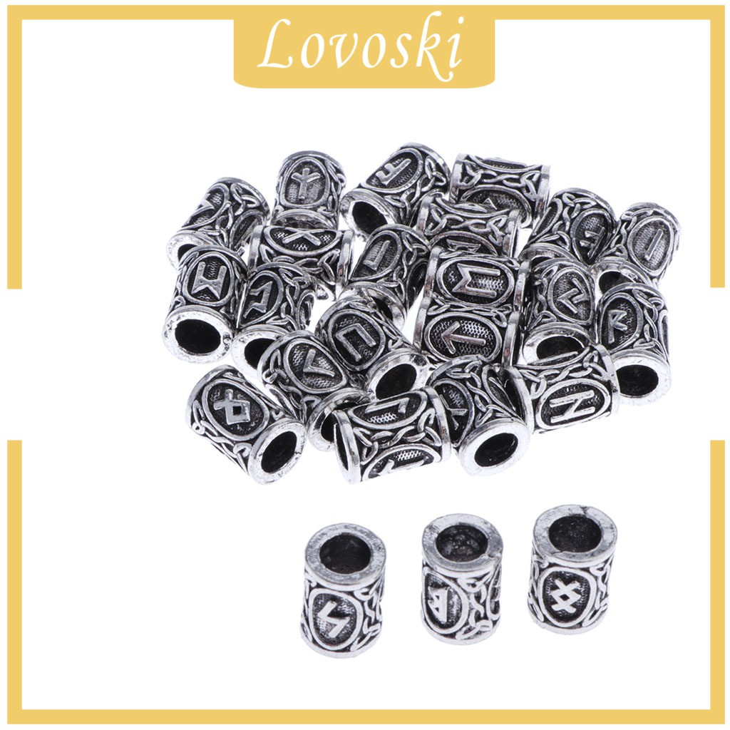 Bộ 24 Mặt Dây Chuyền Hình Râu Người Viking