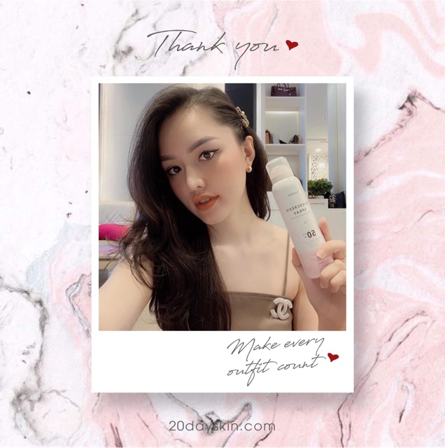 XỊT DƯỠNG TRẮNG CHỐNG NẮNG 20DAYSKIN | BigBuy360 - bigbuy360.vn