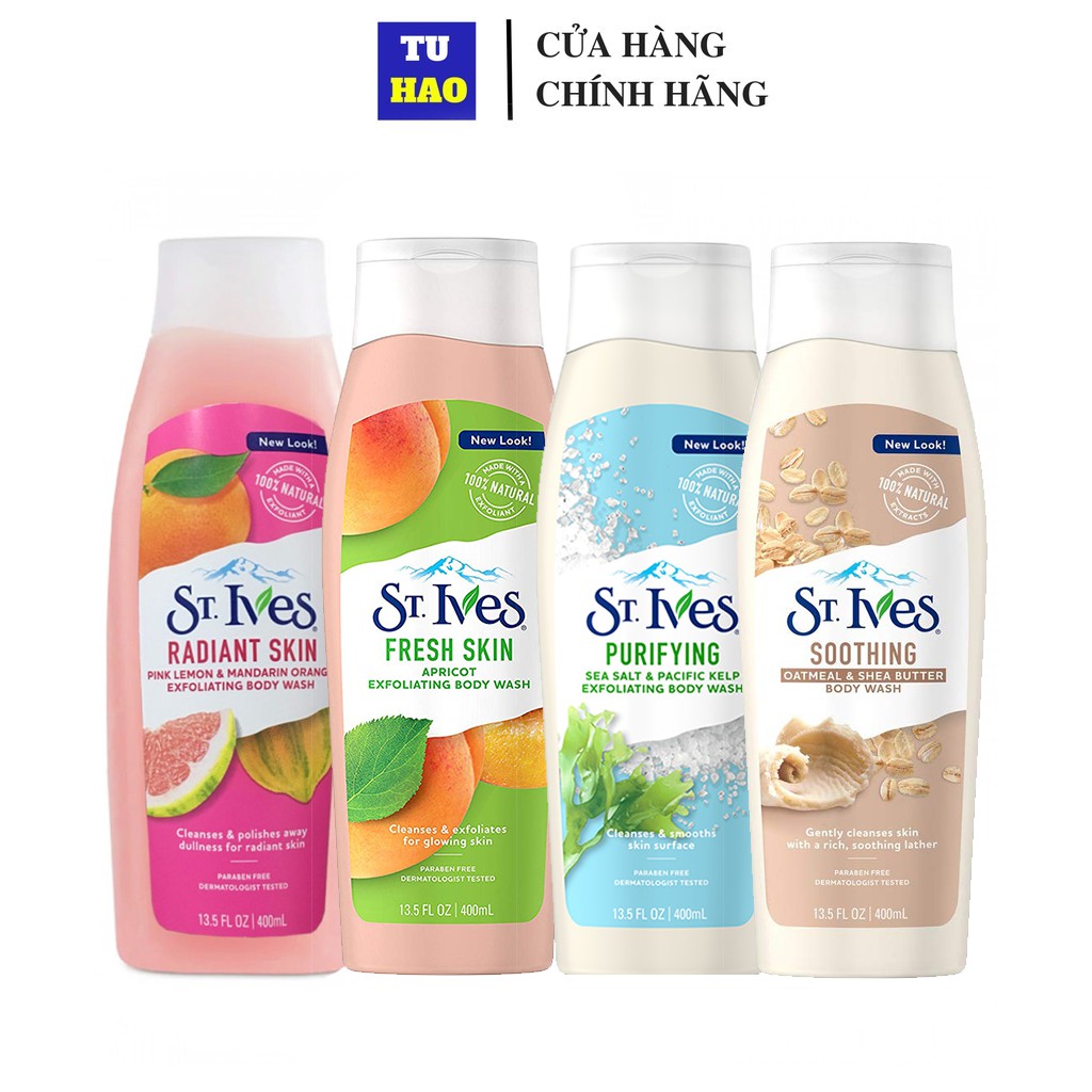 Sữa tắm dưỡng da St.Ives 400ml - Từ Hảo