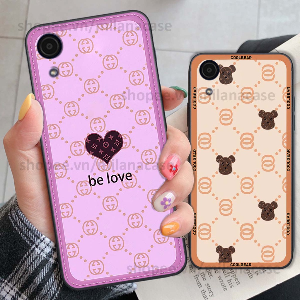Ốp Samsung A03 Core hình trái tim be love tình yêu siêu đẹp, cá tính, thời trang