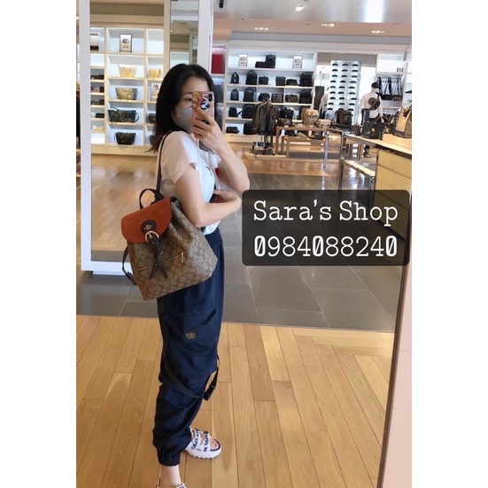 Balo nữ Coach Lkeo canvas C5693