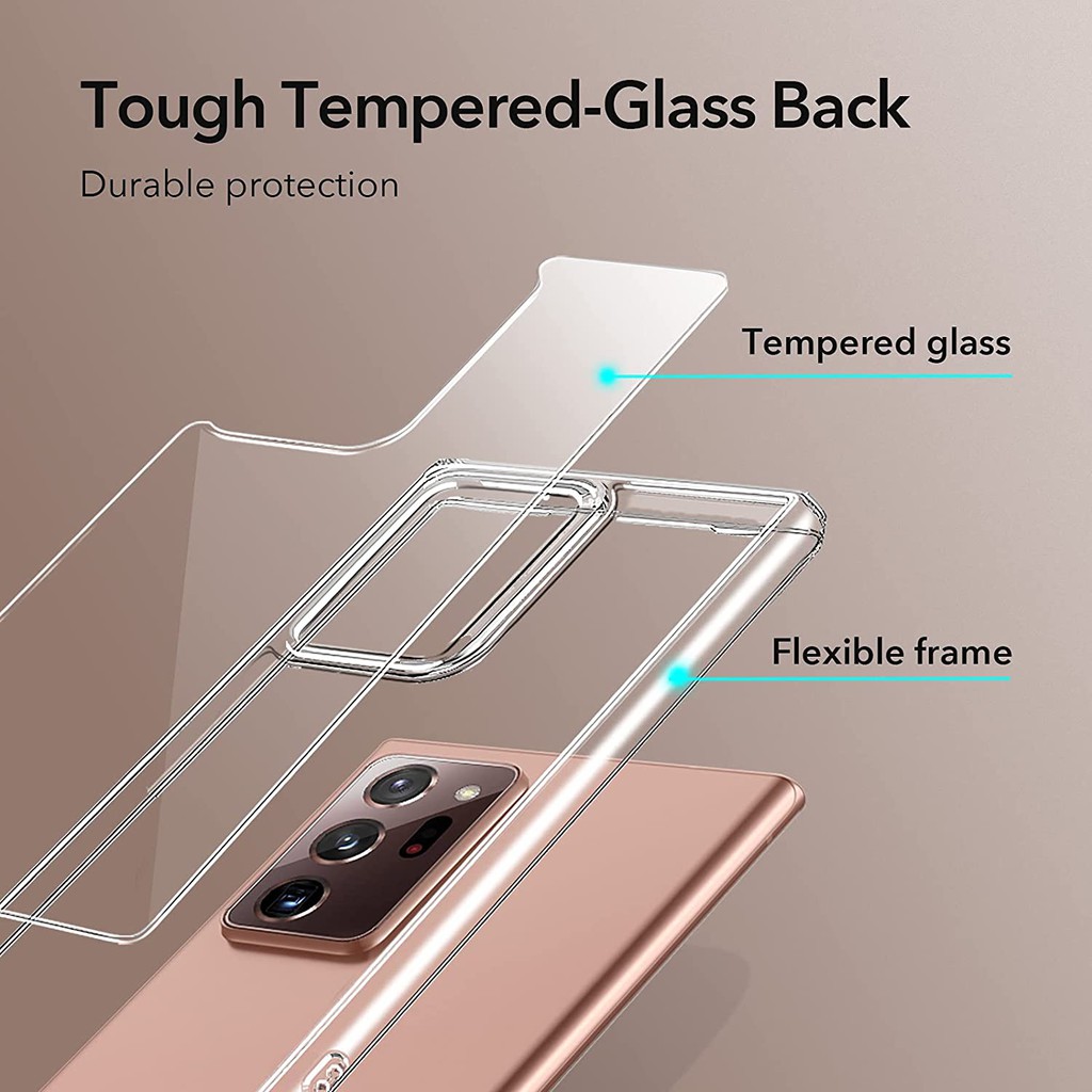 Ốp lưng silicon dẻo trong suốt cho Samsung Galaxy Note 20 mỏng 0.6mm chính hãng Ultra Thin