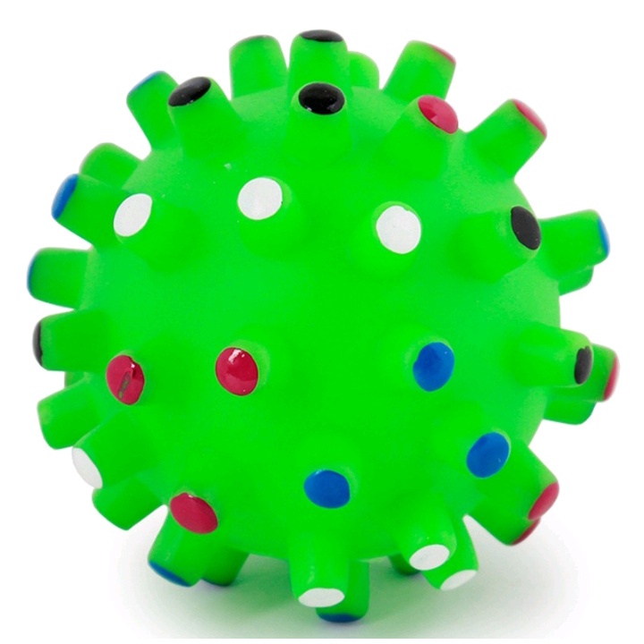 Bóng gai cao su phát âm thanh vui nhộn - Đồ chơi cho chó mèo