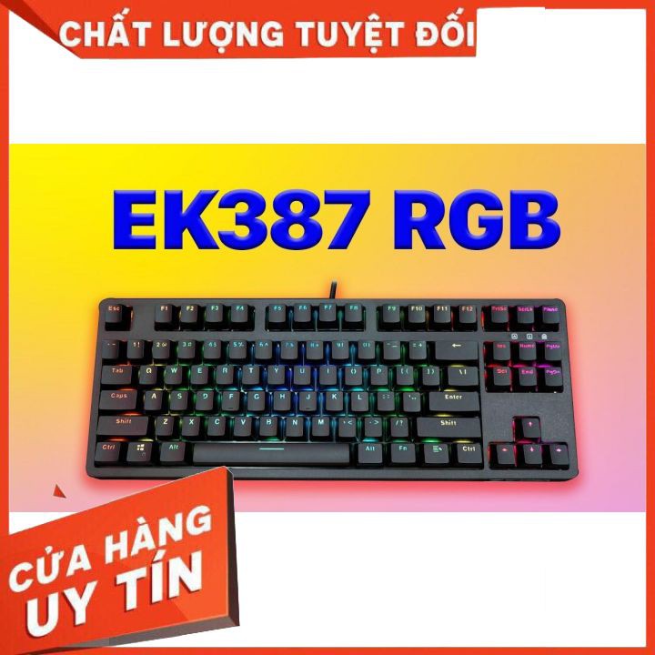 Bàn Phím Cơ E-Da Ek387- Bảo Hành 1 Đổi 1 Trong 24 Tháng