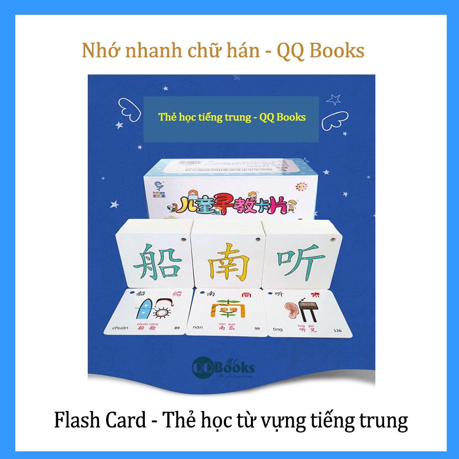 Thẻ học nhanh từ vựng tiếng trung qua hình ảnh