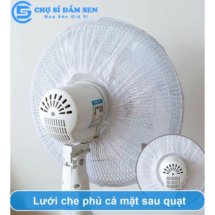 Lưới Bọc quạt hoạt hình dễ thương, dữ an toàn cho bé, yên tâm cho mẹ B12-Bocquat-HH