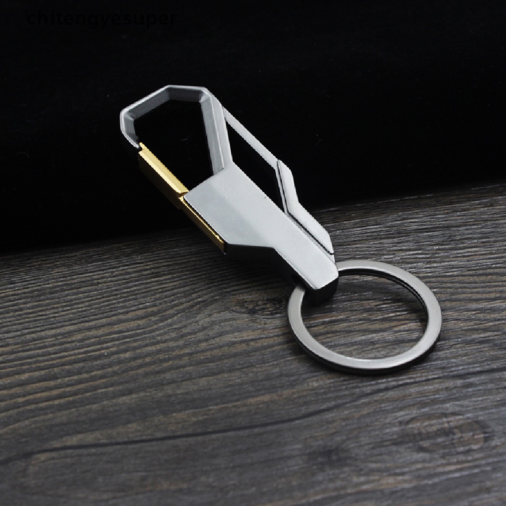 Chitengyesuper NEW Mens Creative Alloy Metal Keyfob Gift Car Keyring Keychain Key Chain Ring CGS