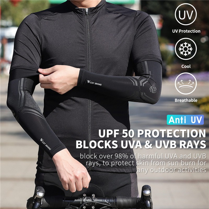 Găng tay/Tất nén WEST BIKING thoáng khí giữ ấm chống tia UV khi đi xe đạp