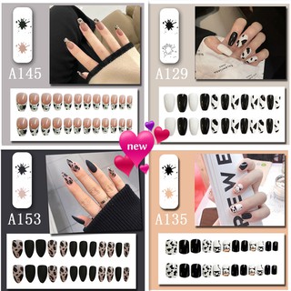 Bộ 24 móng tay giả kiểu dáng thời trang dành cho nữ