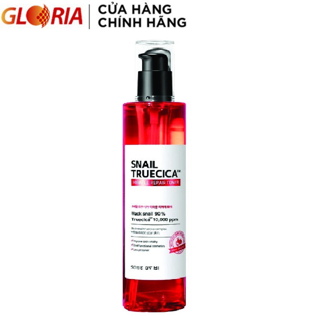 [Mã COSGLORIAT4 -8% đơn 250K] Nước Hoa Hồng Some By Mi Snail Truecica Miracle Repair Toner 135ml