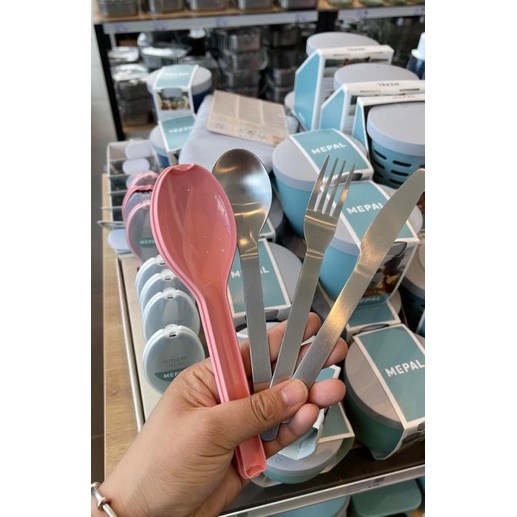 Set THÌA DĨA DAO MEPAL BỎ TÚI GO EAT