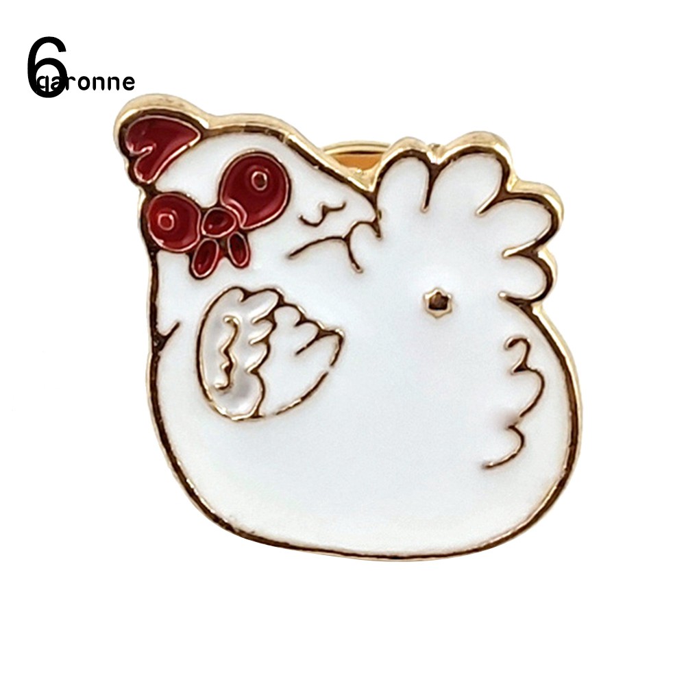 GA_Cute Cartoon Animal Ass Enamel Brooch Pin Backpack Hats Metal Badge Jewelry