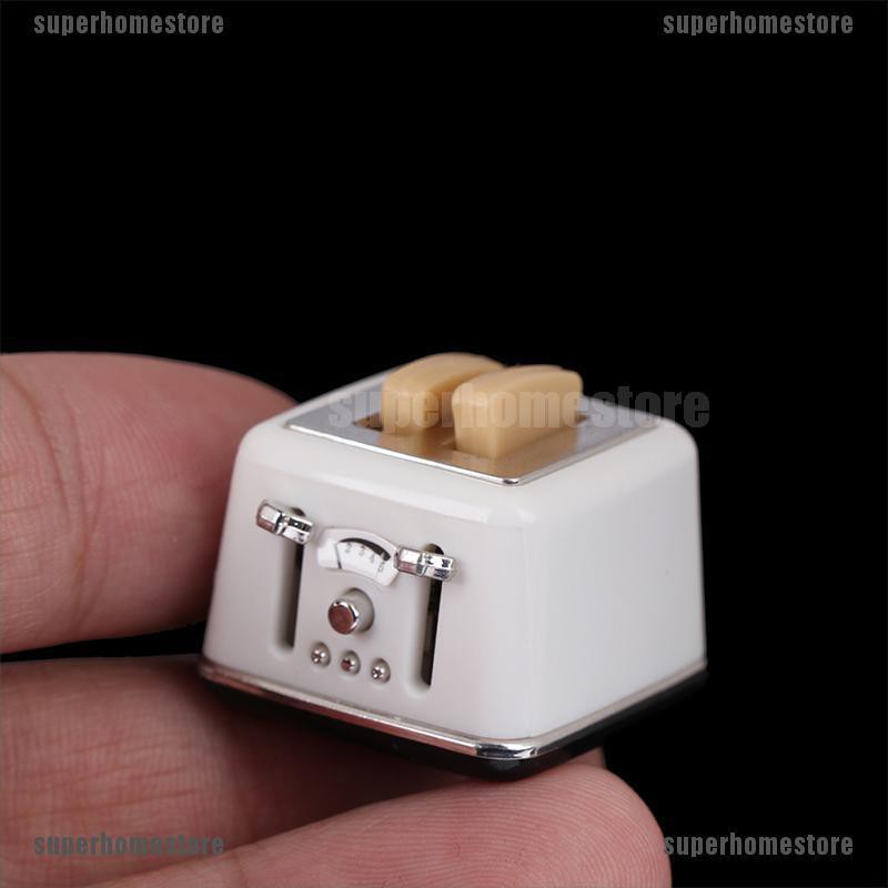 Mô Hình Máy Nướng Bánh Mì Tỉ Lệ 1 / 12 Dễ Thương Trang Trí Nhà Búp Bê
