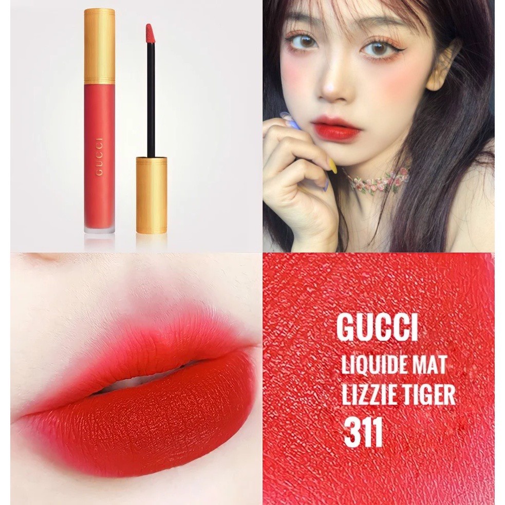 Son GUCCI Kem Màu 505,311,208,413,521 - Son Kem Gucci