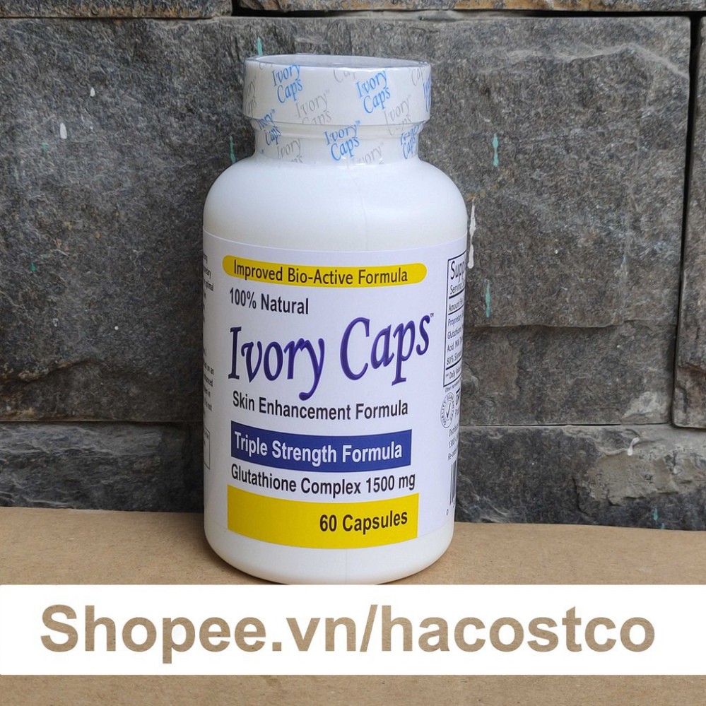 M5 BGF Viên Uống Ivory Caps Triple Strength Formula 1500mg 60 viên - ivory cap 21 M5